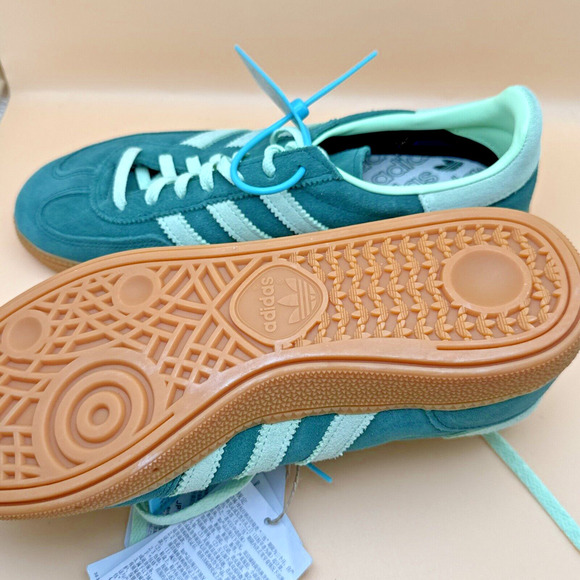 Adidas Unisex Handball Spezial Collegiate Green Spark Sz Men 8 Women 9.5 - Picture 8 of 9